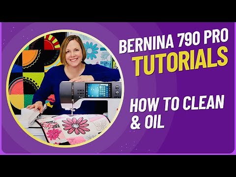 BERNINA 790 PRO Cleaning & Oiling
