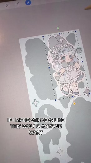 Creating Deco Sticker Sheets: Character Design and Digital Art