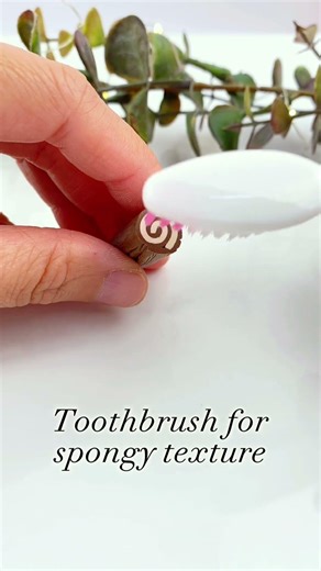 Christmas Log Cake Polymer Clay Earrings