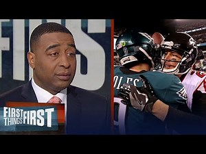 Nick and Cris on the Eagles' 15-10 win over the Falcons in the NFL playoffs | FIRST THINGS FIRST