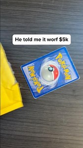 $5,000 1st Edition Charizard?