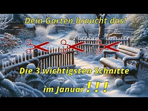 Pruning the 3 most important shrubs in January! Briefly and informatively explained