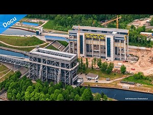 SHIP LIFT of Niederfinow | A GIANT 14000 tons ELEVATOR FOR SHIPS