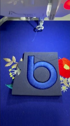 Matriz para bordar en gorra logo 3D con PR1050x. Prueba bordada en bastidor plano en BP1530 #short