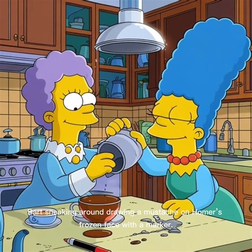 Bart finds a pause button… and Springfield FREEZES 😱⏸️ #Simpsons #BartSimpson #CartoonChaos