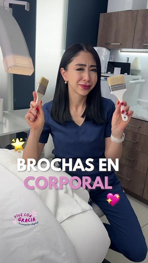 Uso de brochas en cosmetología corporal