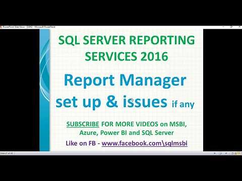 Configure SQL Server Reporting services 2016 | Report Manager Setup in SSRS 2016