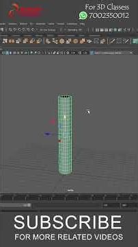 Create Realistic Screw thread in 30 SECONDS! 🔩 #mayatips