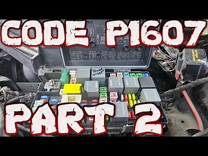 How to Fix Code P1607 – Step-by-Step