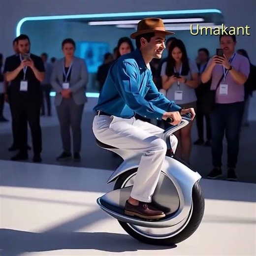 Futuristic-Monowheel-Bike-Excellent Technology