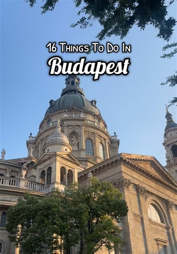 Budapest, what a city! Here’s 16 things to do in Budapest 🇭🇺 #budapest #summercitybreak #budapestguide #budapesthungary #traveltiktok