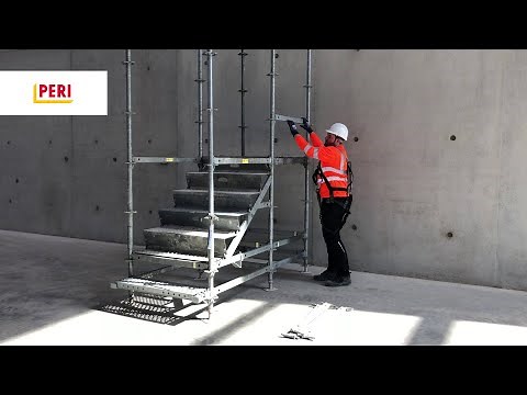 PERI UP Scaffolding Stair Tower Demonstration | PERI UK