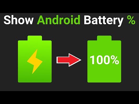How To Show Battery Percentage (%) in Status Bar On Android
