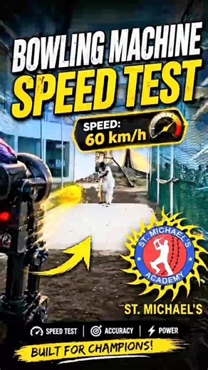140 KM/H Bowling Machine Test! 😱 Can You Face This Heat? #shortsviral #cricket