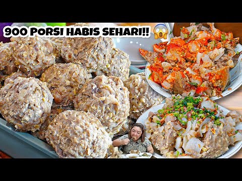 BAKSO VIRAL!! REKOR PENJUALAN SEHARI BISA HABIS 900 PORSI MANGKOK!!