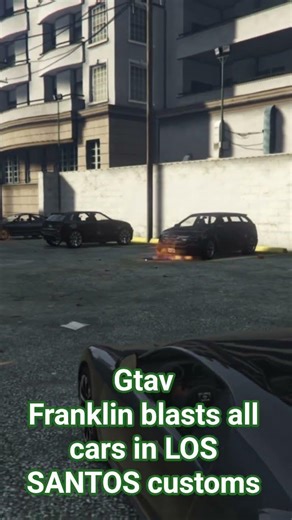 Franklin Goes INSANE 💥 Blasting EVERY Car at Los Santos Customs | GTA 5 Chaos 🔥#gta5mods #shinchan
