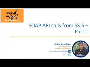 SFMC APIs - SOAP API Calls from SSJS Part 1