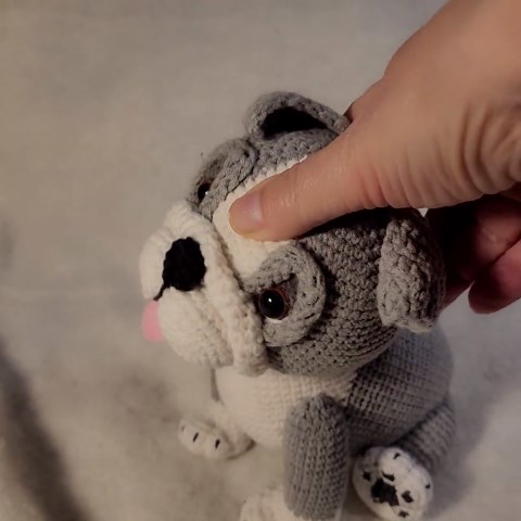 English Bulldog Crochet Pattern • Amigurumi Puppy PDF  videos - Etsy