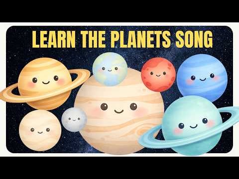 Learn the Planets Song 🌎 Solar System Song for Kids | Learn Space for Kids