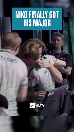 The moment NiKo dreamed about for so long 🏆🙏