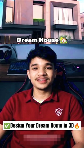 Design Your Dream Home in 3D with HomeByMe🔥✅ #viral #3d #shorts #tech #home #design #dream
