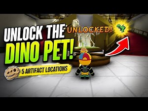 How to Unlock the Dino Pet! 🦖 | All 5 Museum Artifact Locations | Wobbly Life