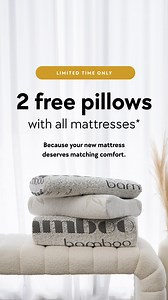 A complete sleep upgrade — on us.  When you purchase any Pure Sleep mattress over $1000, you’ll receive two free memory foam pillows to complete your comfort. Simply use code FREEPILLOWS at checkout to claim your bonus. Plus, enjoy free local delivery and old mattress removal across Brisbane, the Sunshine Coast, and the Gold Coast. Shop now → puresleep.com.au T&Cs apply. Offer valid on mattresses over $1000. | Pure Sleep Bedding | Facebook