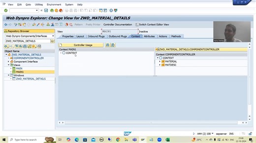 20 - Web Dynpro ABAP - Inbound and Outbound Plugs - Practical Demo Part2