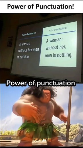 Power of punctuation #meme #memeshorts #funny #relatable #grammar #powerofpunctuation