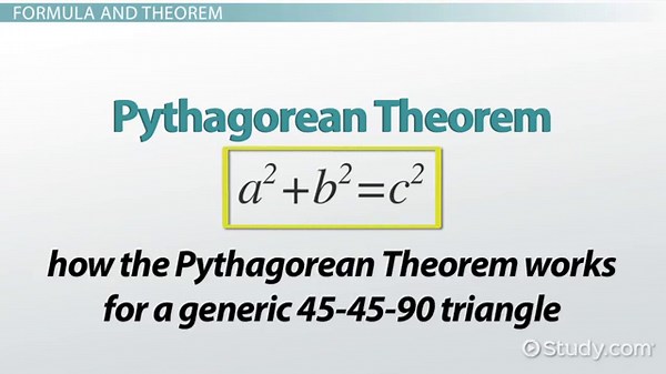 45-45-90 Triangle | Formula, Rules & Examples