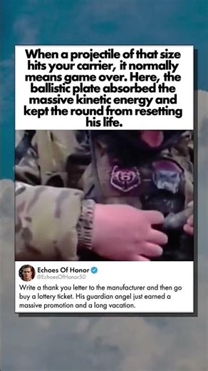 THATS WHY YOU WEAR BODY ARMOR