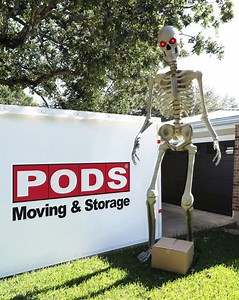 8.8K views · 47 reactions | Planning a big move shouldn't be scary (unless you're a family of skeletons, of course )! When you work with PODS, you'll have frighteningly strong support every step of the way. We'll deliver a container to your door and then transport it – all on your timeline. PODS.com/Quote_FB  | PODS Moving & Storage | Facebook