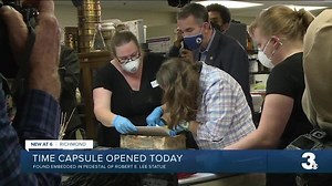 Time capsule in Richmond opened