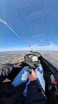 Glider Tow Release And Cockpit POV Flight Over Porto Alegre, Brazil