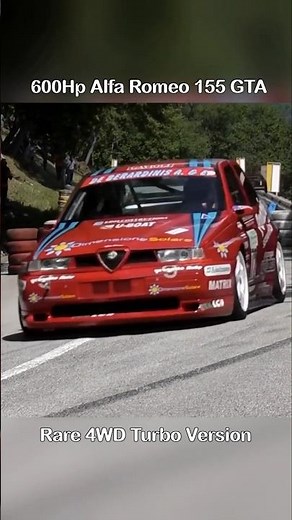 ALFA ROMEO 155 GTA 600Hp 4WD Turbo Monster 🔥