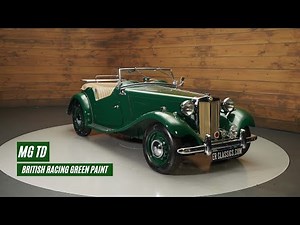 MG TD | Extensively restored | 30 Years 1 Owner | 1952 -VIDEO- www.ERclassics.com