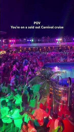 Carnival knows how to PARTY | #cruise #shorts #party