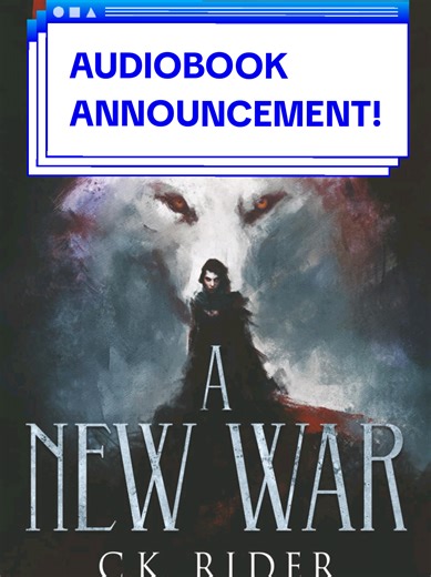 🌟 NARRATOR ANNOUNCEMENT🌟 I am proud to announce that I will be dual narrating with the lovely @tessamay.creative on @C.K Rider Author's A New War! The first in a trilogy about werewolves, fated mates, battles, magical beings (witches, etc), set during the height of warfare! Get excited! None of this would have been possible if it wasn't for the lovely folks at @Spellwings Press! Thank you so much for the opportunity! #voiceactor #narrator #spellwingspress #booktok #werewolves