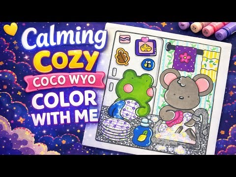 Calming Coco Wyo Coloring || Comfy Days 2