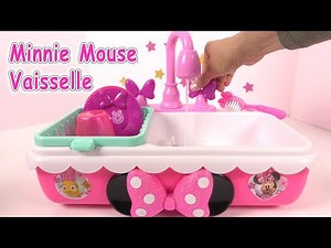 Cuisine Minnie Mouse Vaisselle Evier pour Enfants Kitchen Sink Set