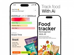 Ai food tracker app design