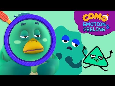 Emotion & Feeling with Como | Learn emotion | Sleepy | Cartoon video for kids | Como Kids TV