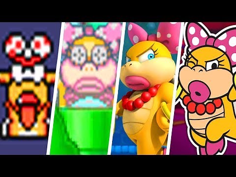 Evolution of Wendy O. Koopa Boss Battles (1988 - 2018)