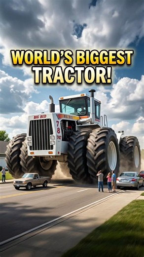 The BIGGEST Tractor in the World! 🤯#tractor #knowledge #worldsbiggest #facts #didyouknow