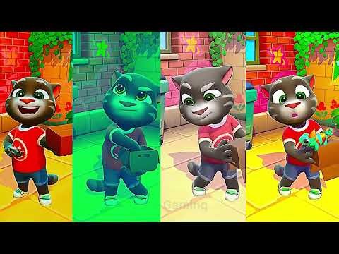 My Talking Tom Funny Moments 😂 | Crazy Cartoon Gameplay (Mobile Game)