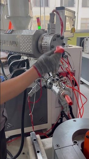 Let’s see how to make pvc corrugated pipe