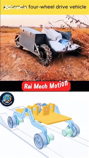 All-Terrain 4WD Mechanism 🚙 | Amazing Off-Road Engineering #4x4offroad #4x4 #innovation #technology