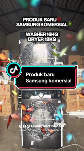 Mesin Samsung Komersial Baru Hadir di Laundry Mart Indonesia