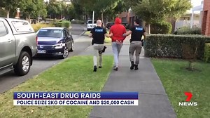 Around $700,000 worth of cocaine is off Melbourne's streets after police raids in the south-east, including Frankston and Mulgrave. 7NEWS at 6pm | More local news: www.7NEWS.com.au/news/vic #7NEWS | 7NEWS Melbourne