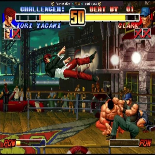 🔥 OF'96 Iori ⚡ Stunning Super Move 💪 Unlucky Clark! 😱🔥